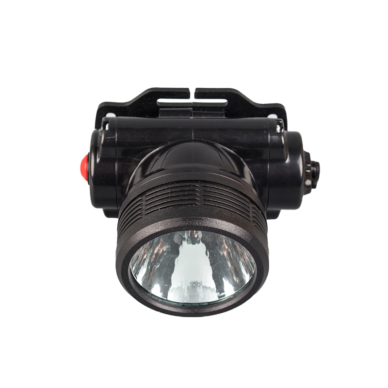 TL-01 1LED1W بطارية ليثيوم قابلة للشحن دوامة رئيس حلقة الضغط على زر التبديل المصابيح الأمامية للعمليات في الهواء الطلق